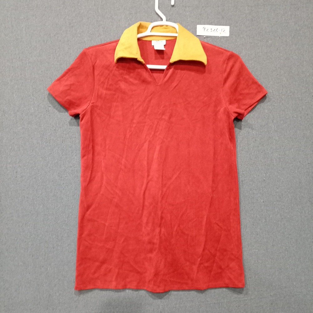 Disney Gaston Costume Shirt Mens Large Red Yellow Deluxe Fun Costumes FUN94810AD